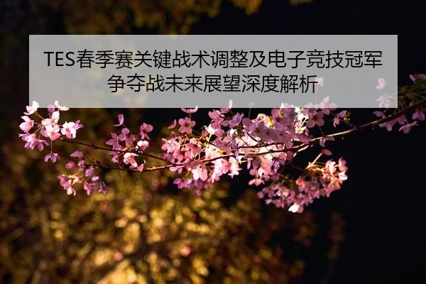 TES春季赛关键战术调整及电子竞技冠军争夺战未来展望深度解析 | Vwin